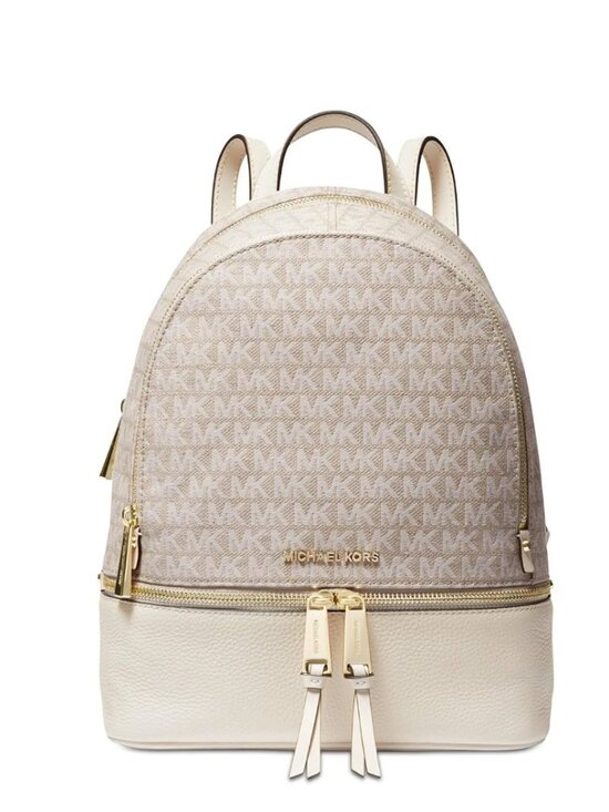 MICHAEL Michael Kors Handbags - Michael Kors Rhea Backpack in Natural/Light Cream